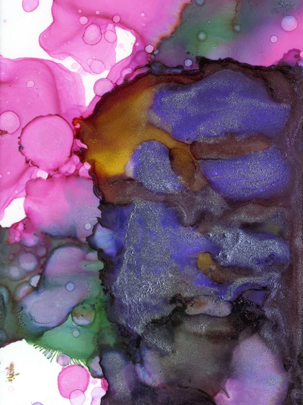 Original Abstract Alcohol Ink art Painting - Color Utopia 6